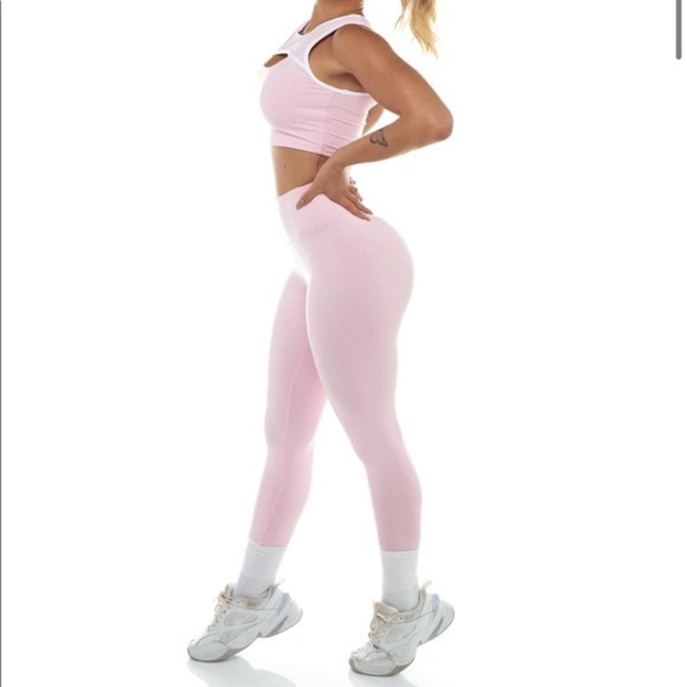 SASKI baby pink leggings